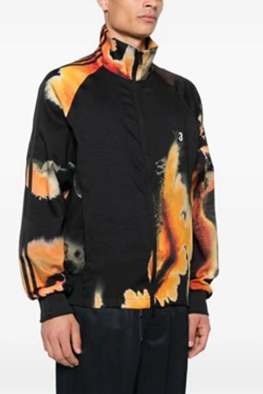 Y-3 x Adidas KA9622 Amber Graphic 3-Stripes Track Jacket Size M
